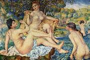 Pierre-Auguste Renoir The Large Bathers, Spain oil painting artist